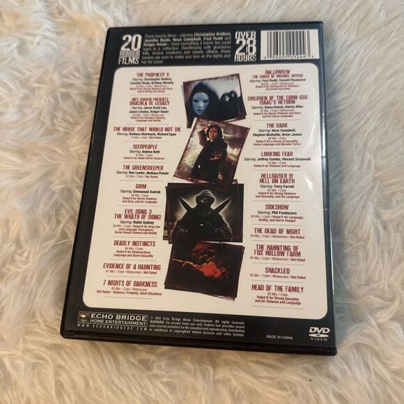 20 Horror Films, Vol. 3 (DVD, 2012, 4-Disc Set) - Picture 2 of 4